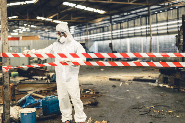 Professional Biohazard technician working in Healdsburg, CA
